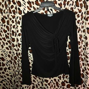 Black long sleeve blouse